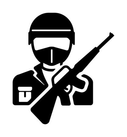 Soldier ,army  vector icon illustrationのイラスト素材
