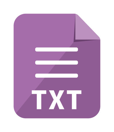 File formats vector icon illustration | .txt , TEXTのイラスト素材