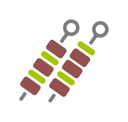 Barbecue , BBQ  vector icon illustrationのイラスト素材