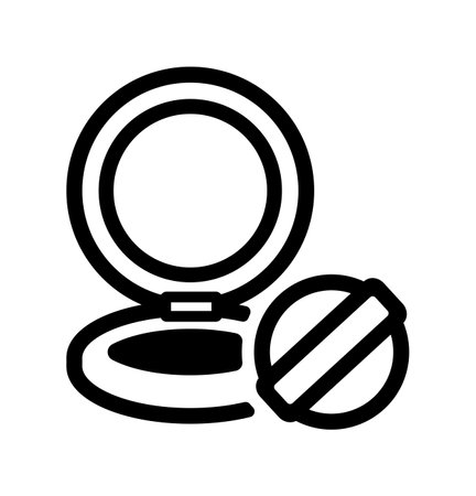 Cosmetics , woman's makeup vector icon illustrationのイラスト素材