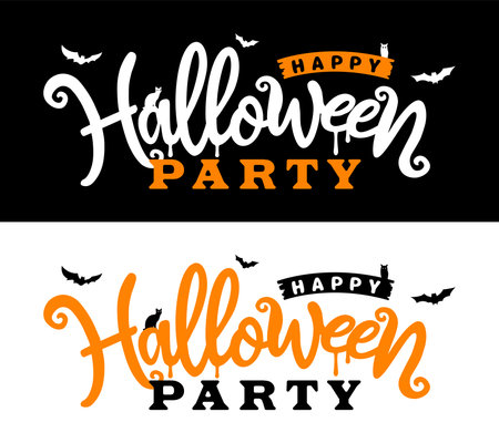 Happy Halloween party   vector illustrationのイラスト素材