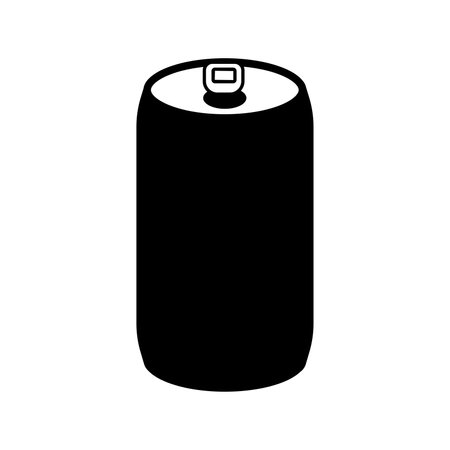 Steel can (aluminum can) vector icon illustrationのイラスト素材