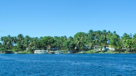 Morro de Sao Paulo Beach, bahia, brazilのeditorial素材