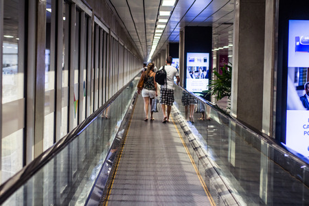 Rio de Janeiro, RJ / BRAZIL - MARCH 04 2017. Rio de Janeiro Airport. Galeao, Antonio Carlos Jobimのeditorial素材