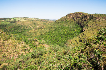 Mountains in Pirenopolis, Goias, Brazilの写真素材