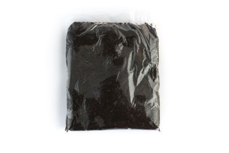 Fermented Soy Miso. MissoShiru isoalted on white backgroundの写真素材