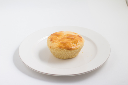 Brazilian Empada. Empadinha on white backgroundの写真素材