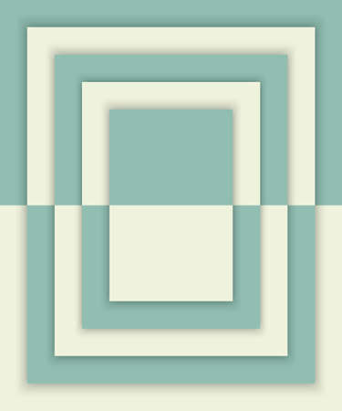 Geometric rectangles background with drop shadows. Vector illustrationのイラスト素材