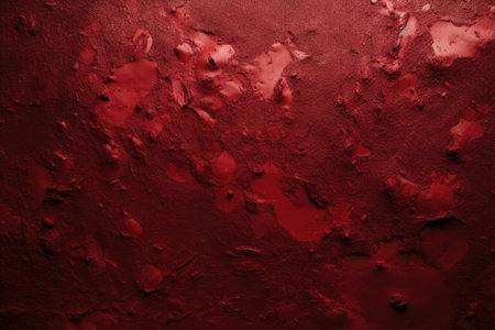 Concrete red wall. Background with distressed grunge texture. Generative AI illustrationの素材