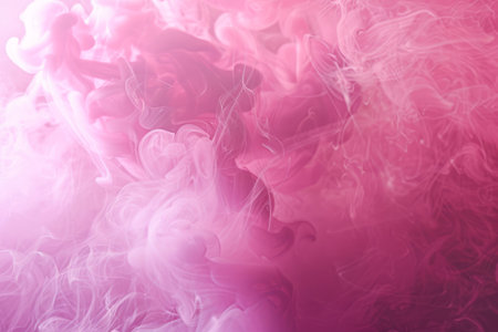 Swirling pink smoke background. Generative AI illustrationの素材