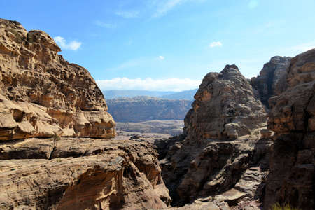 Petra capital of ancient Nabatean nationの写真素材