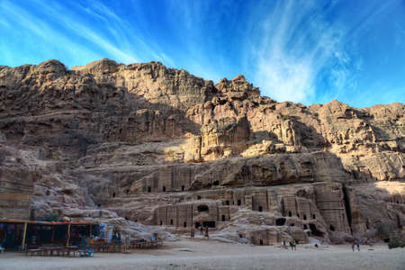 Petra capital of ancient Nabatean nationの写真素材