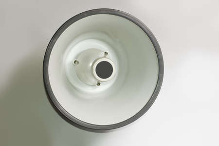 Audio equipment, speaker on white background