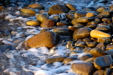Blue sky, rocks and the sea of Crimeaの写真素材