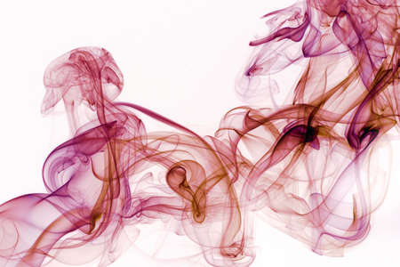 Movement of smoke, Abstract blue smoke on white background, blue background,blue ink backgroundの写真素材