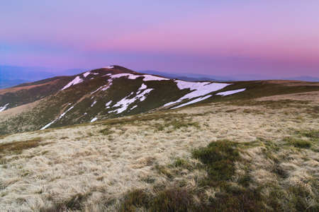 Sunset on the mountains - HDR Abstract