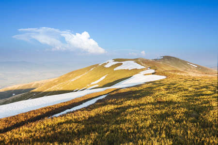 Sunset on the mountains - HDR Abstractの写真素材