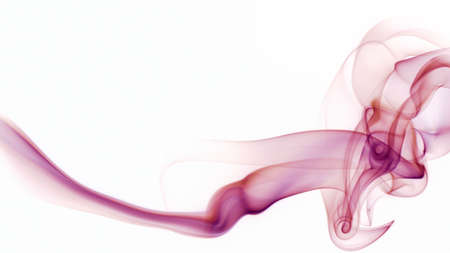 Movement of smoke, Abstract blue smoke on white background, blue background,blue ink backgroundの写真素材