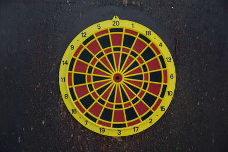 Vintage darts board, winter in Tenerife, travel destinationの写真素材