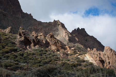 Teide National Park, Tenerife - the most spectacular travel destination, lava and volcanoの写真素材