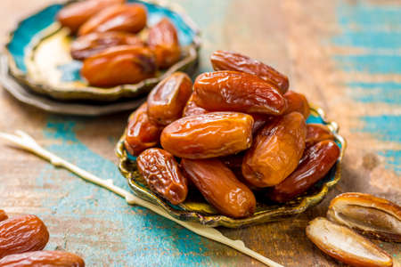 Raw Organic Medjool Dates with pits Ready to Eatの写真素材