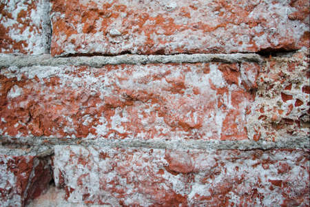 Background of old vintage brick wallの写真素材