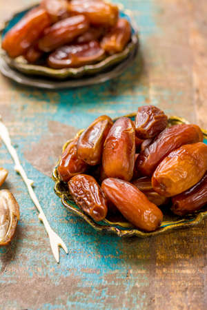 Raw Organic Medjool Dates with pits Ready to Eatの写真素材