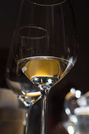 White and red wine tastingの写真素材