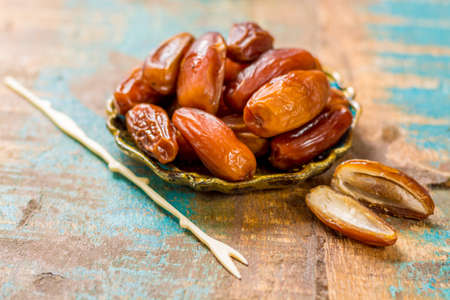 Raw Organic Medjool Dates with pits Ready to Eatの写真素材