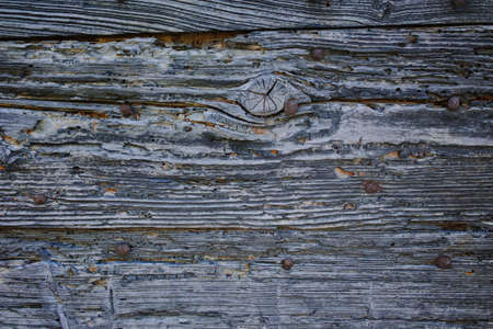 Gray old wooden plank texture, designer background, wallpaper, templateの写真素材