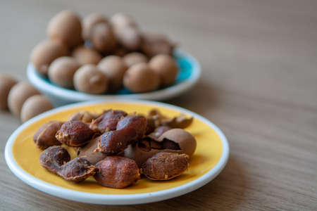 Fruits of tropcal Africal tree tamarind, used in cooking, traditional medicine and metal polish...