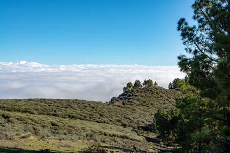 Mountains landscape on Gran Canaria island, Canary islands, Spainの写真素材