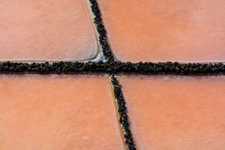 Sea salt works on salinas in Fuencaliente, south of La Palma island, Canary, Spainの写真素材