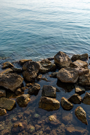 Morning walk in old part of Gaeta, ancient Italian city in province Latina on Tyrrhenian sea