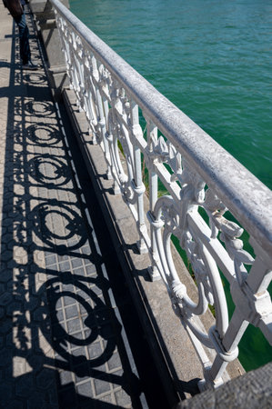 Old downtown of famous San Sebastian or Donostia city, touristic destination in Basque Country,...