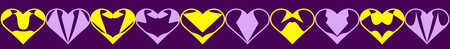 Apron pattern design for the kitchen of glass or tile in the heart style