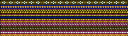 A traditional, ethnic ornament in which rich colors attract luck and wealth. The ornament looks great in the interior, in embroidery on fabrics for various applications.Â  Women's woven carpets with ornament embroidered on fabrics for dresses. Embroidery patterns.のイラスト素材