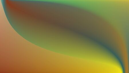 Leaf of a tropical tree. Abstract background with multicolor gradient fill.のイラスト素材