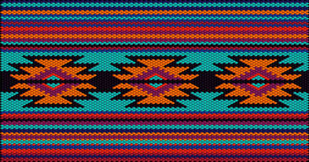 A traditional ornament. Women's woven carpets with ornament embroidered on fabrics for dresses....