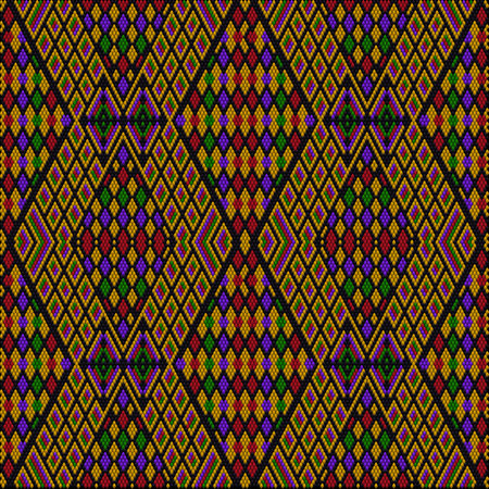 A traditional ornament of peoples and countries of Latin America in which rich colors attract...