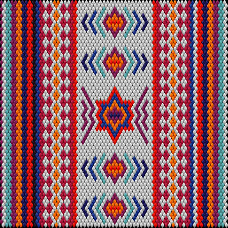 A traditional ornament of the peoples and countries of Asia, in which saturated colors attract luck...