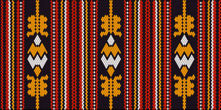 A traditional ornament of the peoples and countries of Asia, in which saturated colors attract luck...