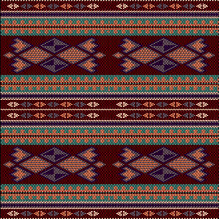 Ornament, mosaic, ethnic, folk pattern. It is made in bright, juicy, perfectly matching colors.