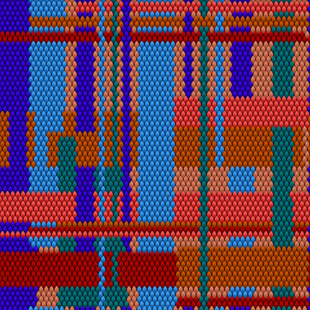 Seamless, ethnic, folk, national pattern, ornament. Created for decoration and design.のイラスト素材