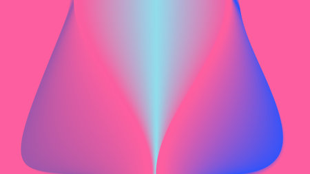Gradient background with colorful fill.