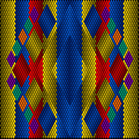 Ornament, mosaic, ethnic, folk pattern. It is made in bright, juicy, perfectly matching colors. New...