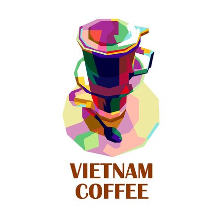 Vietnamese Coffeeのイラスト素材