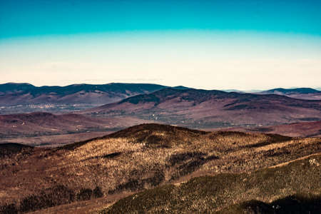 Cannon Mountain in Franconia, NH via Hi-Cannon, Kinsman Ridge, and Lonesome Lake Trailsの写真素材