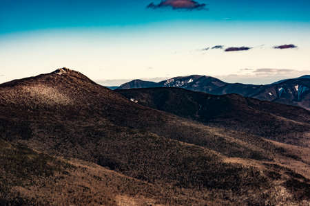 Cannon Mountain in Franconia, NH via Hi-Cannon, Kinsman Ridge, and Lonesome Lake Trailsの写真素材