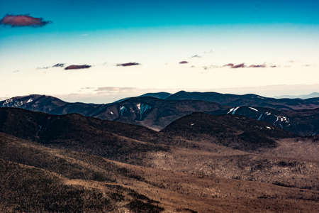 Cannon Mountain in Franconia, NH via Hi-Cannon, Kinsman Ridge, and Lonesome Lake Trailsの写真素材
